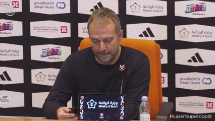 Flick, orgulloso y feliz por su primer título con el Barça