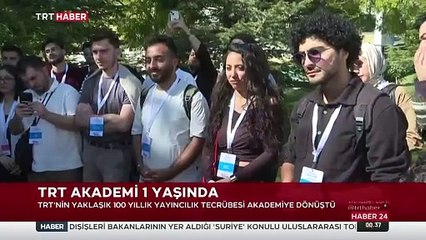 TRT Akademi 1 yaşında