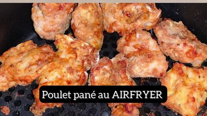 Poulet pané au AIRFRYER rapide et simple !