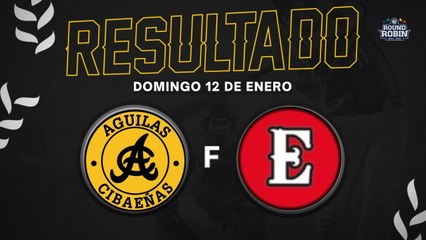 Resumen Águilas Cibaeñas VS Leones del Escogido 12 Enero 2025  Serie Round Robin