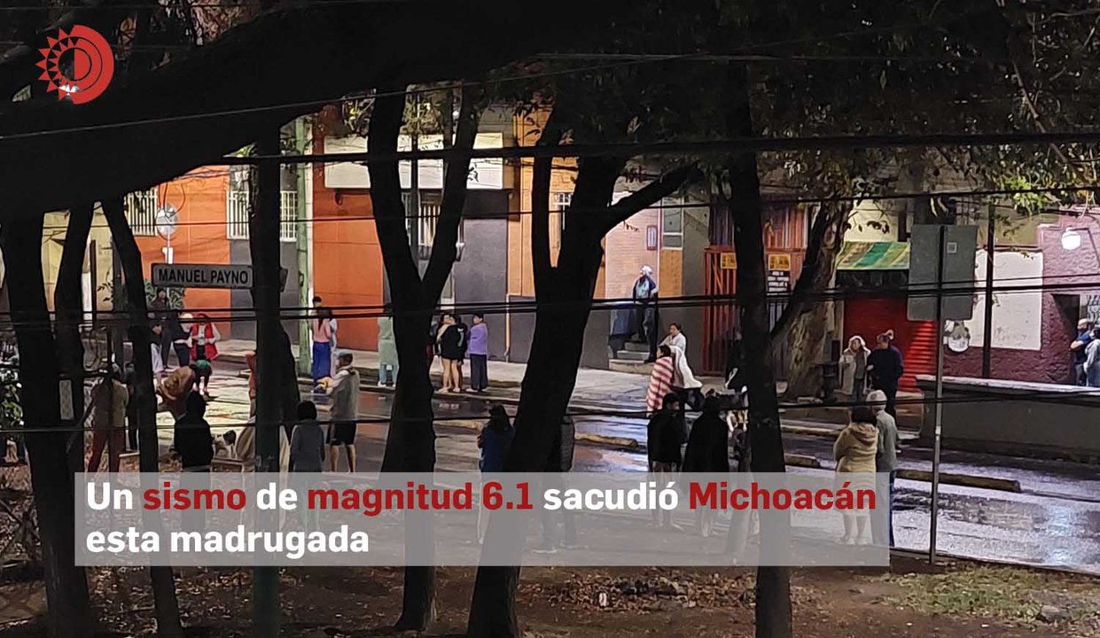 Se registra sismo de magnitud 6.1 en la madrugada de este domingo