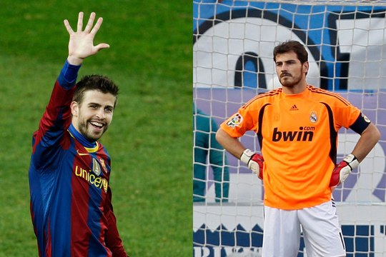 Gerard Piqué le dedica 'manita' a Iker Casillas tras victoria del Barcelona en la Supercopa