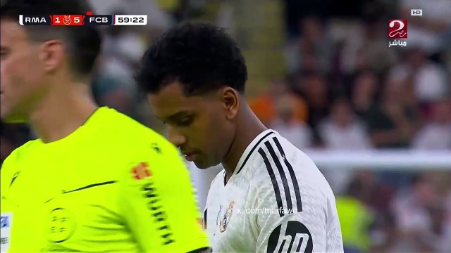 - 🎥 Spanish Super Cup Final | Real Madrid 2 x 5 Barcelona | Rodrigo HD goal