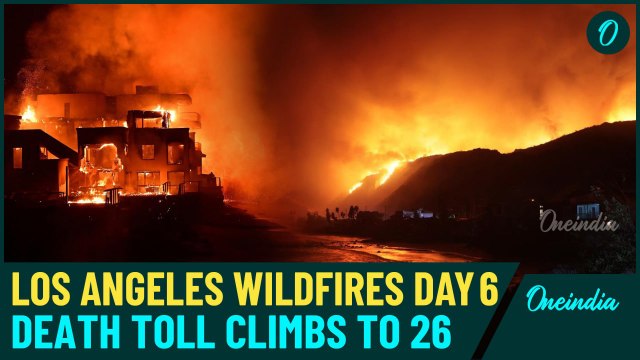 LA Pacific Palisades Wildfire Day 6 Updates: Death Toll Mounts to 26; Threat of New Outbreaks High