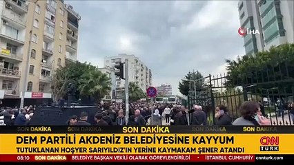 SON DAKİKA! DEM Partili Mersin'in Akdeniz Belediyesine Kayyum!