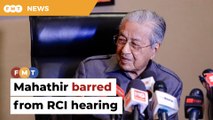 Mahathir denied right to be present at Batu Puteh RCI