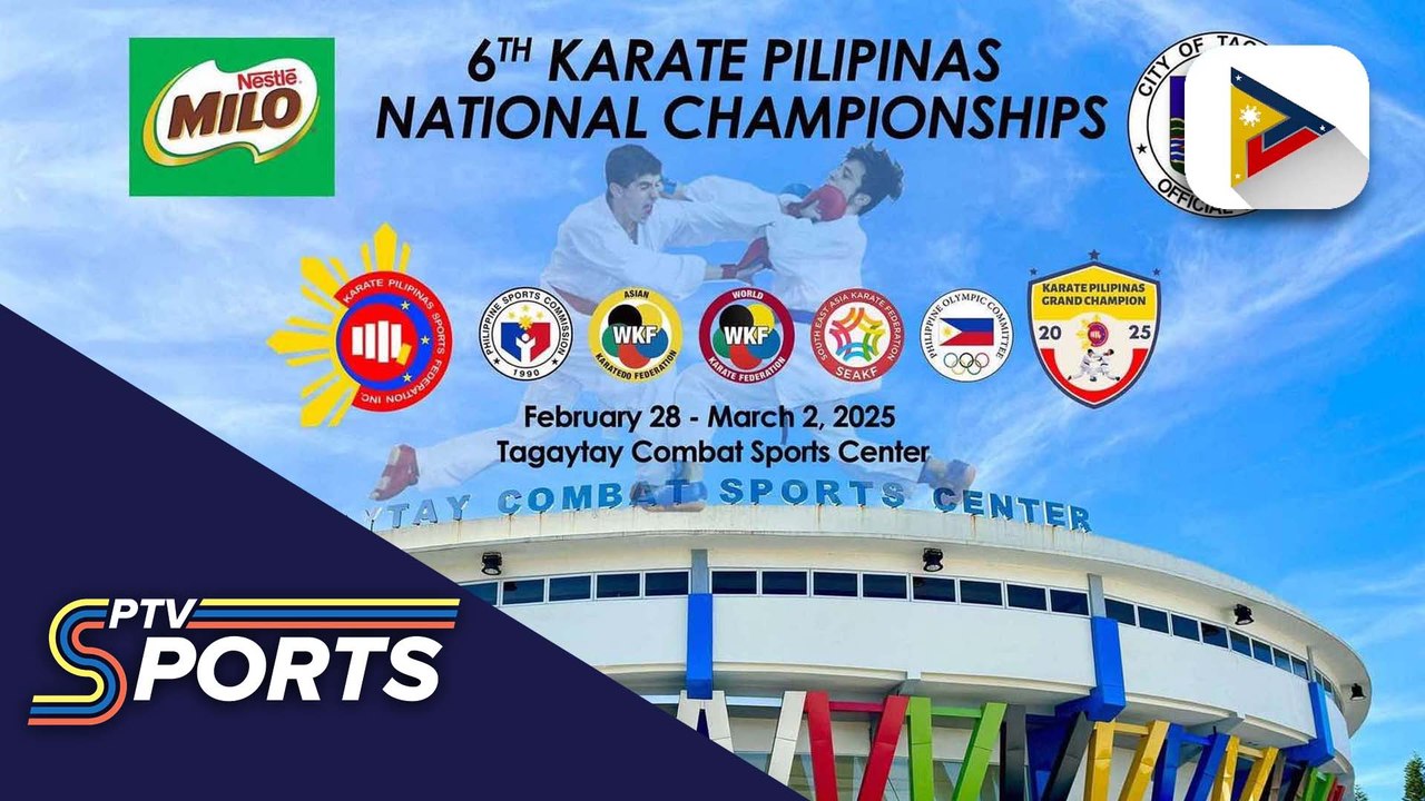 6th Karate Pilipinas National Championships, kasado na sa Pebrero