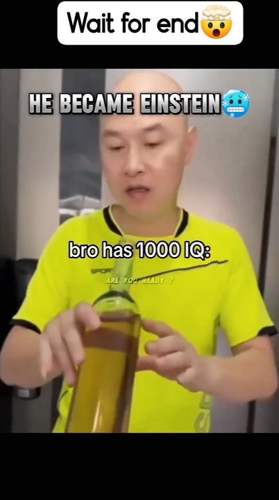 This man 100000iq