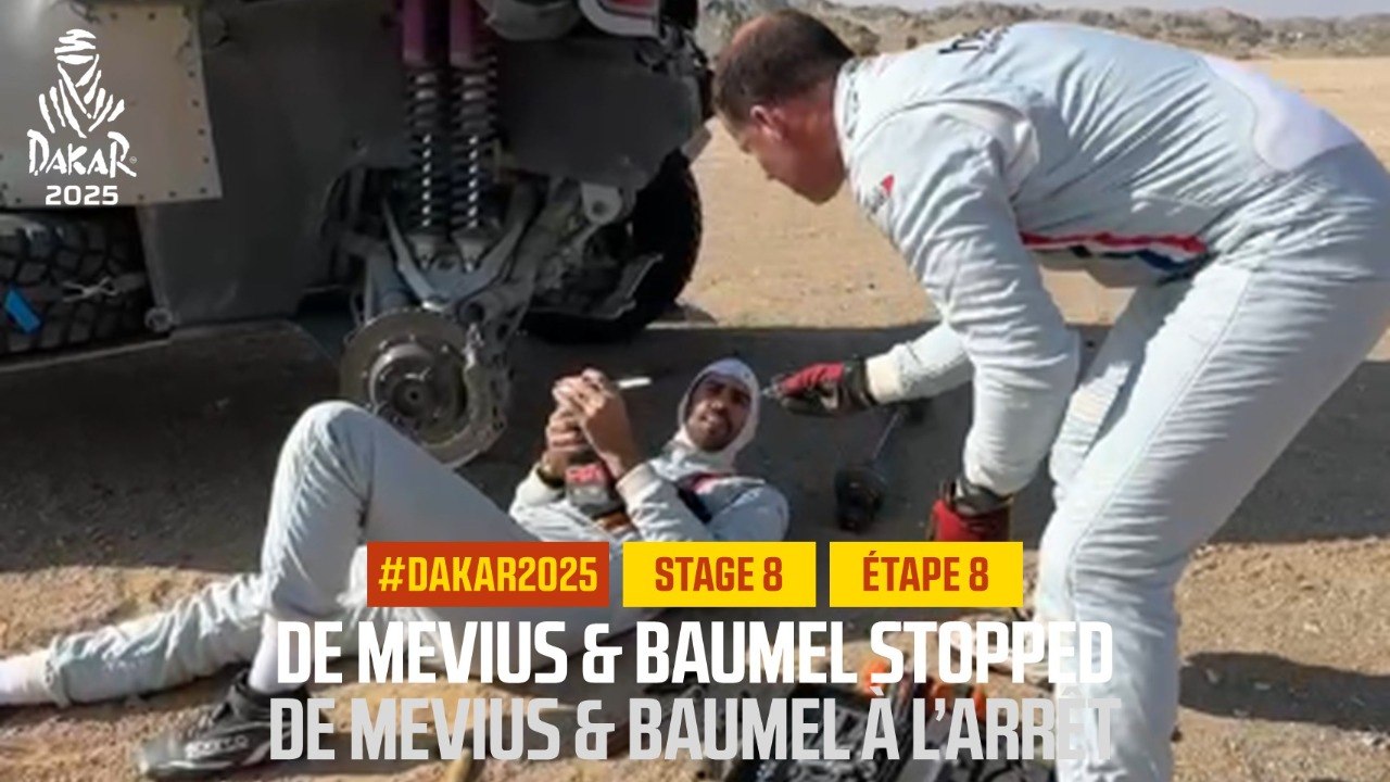 De Mevius & Baumel Stopped - Stage 8 - #Dakar2025