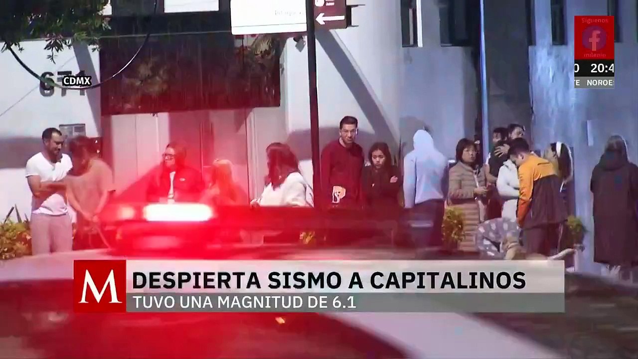 Sismo de magnitud 6.1 sacude la Ciudad de México y varios estados