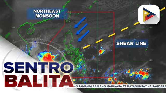Shear line at easterlies, patuloy na magpapaulan sa ilang bahagi ng bansa