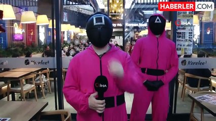 Ankara'da Kore Restoranında 'Squid Game' Temalı Yemek Servisi