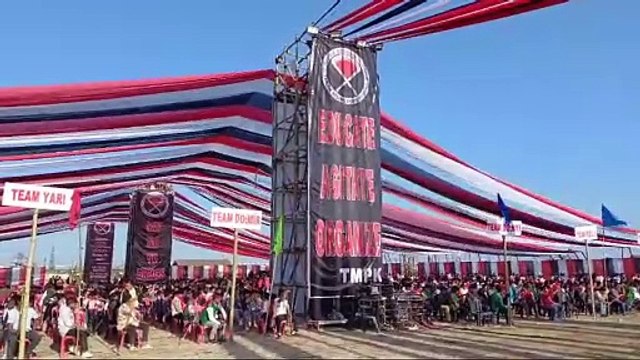 হাতে হাতে লাঠি লৈ যুদ্ধংদেহী ৰূপত আহিছে চাৰিসহস্ৰাধিক মিচিং যুবক এক শক্তিশালী আৰু ঐক্যবদ্ধ জাতি গঠনৰ লক্ষ্যৰে টাকাম মিচিং পৰিণ কৗবাং সমূহকৈ TMPK-ৰ উদ্যোগত কুলাজানৰ কাৰেং চাপৰিত 'গণ স্বেচ্ছাসেৱক ব