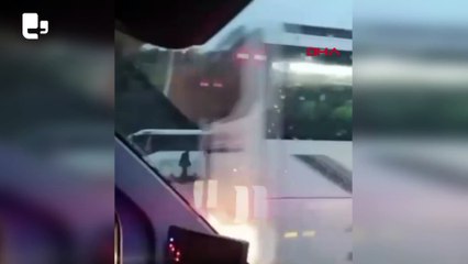 Balıkesir'de işçi servisi devrildi 25 yaralı