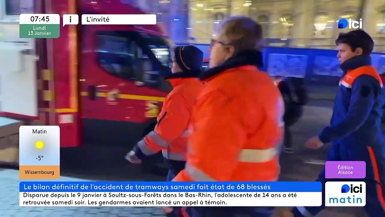 Emmanuel Auneau, directeur général de la CTS donne des précisions après l'accident de tramway à Strasbourg