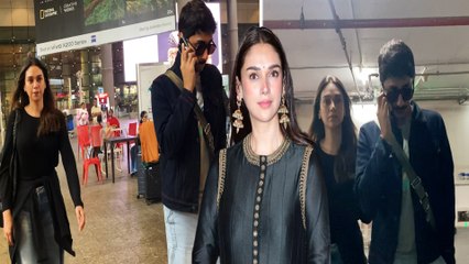 Aditi Rao Hydari और Siddharth, Airport पर साथ हुए Spot लेकिन दोनों के बीच क्यों नहीं दिखी Chemistry?