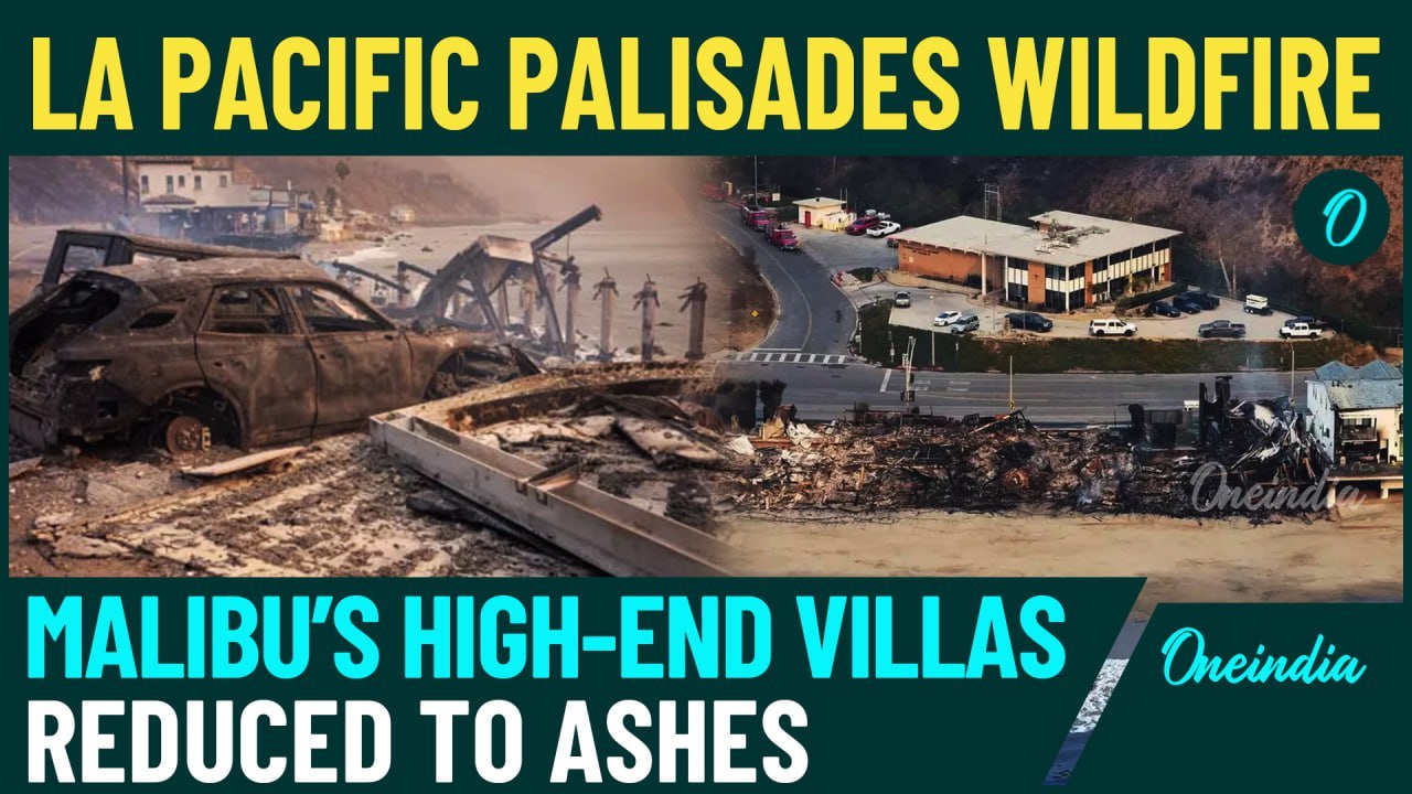Malibu Burns in Los Angeles’ Deadly Wildfires: Multi-Million Dollar Mansions Reduced to Rubble