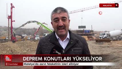 Malatya'da deprem konutları hızla yükseliyor