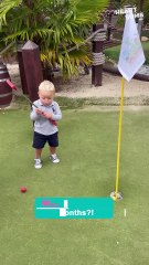 16-Month-Old Nails Perfect Golf Shot Like a Pro! 🏌️‍♂️