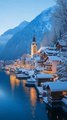 LES PLUS BELLES berges enneigées d’Hallstatt