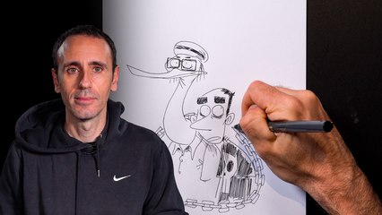 Comment dessiner un père et son fils qui n'arrivent pas à se parler, par Zerocalcare