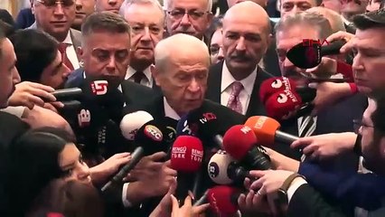 Grup toplantısı sonrası konuştu! Devlet Bahçeli’den Demirtaş sorusuna cevap