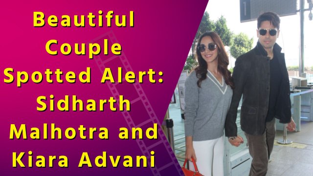 Sidharth Malhotra and Kiara Advani Spotted at Mumbai Airport in Effortless Stylish Look 