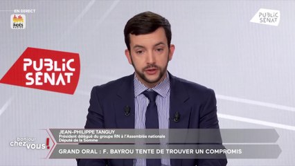 « Si Monsieur Bayrou annonce des choses inacceptables pour le RN, on peut censurer directement »