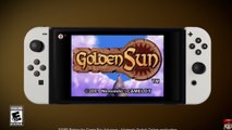 Tráiler de Golden Sun cuando se lanzó en Nintendo Switch Online