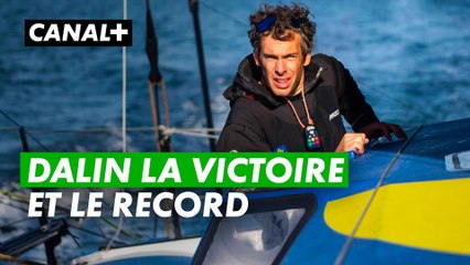 Charlie Dalin premier sur la ligne d’arrivée, il pulvérise le temps de référence de neuf jours