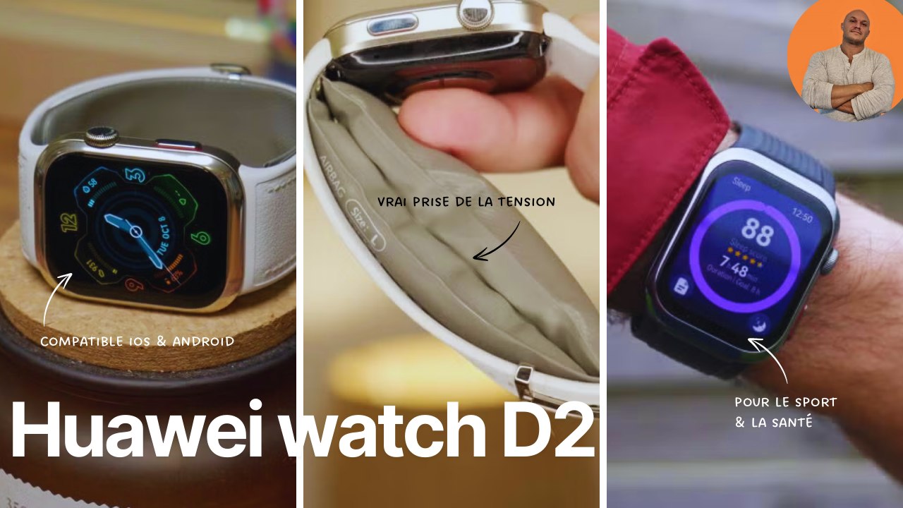 HUAWEI WATCH D2: IDEAL POUR LA SANTE ET LE SPORT MAIS...