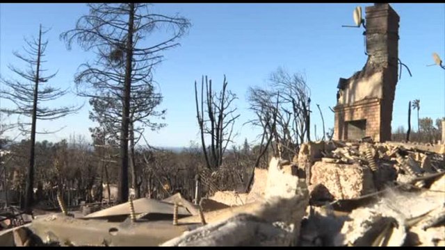 Incendi a Los Angeles: il quartiere di Pacific Palisades in cenere