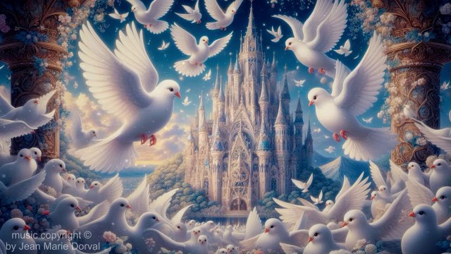 58 PIGEONS BLANC (pour piano) 🕊️ 🎹 🕊️ 58 WHITE DOVES (for piano)