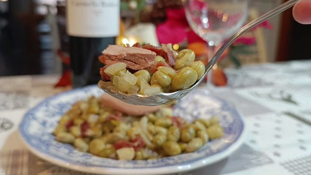 La Receta Más Gourmet y Fácil: Habitas con Jamón y Foie 💎🍽️