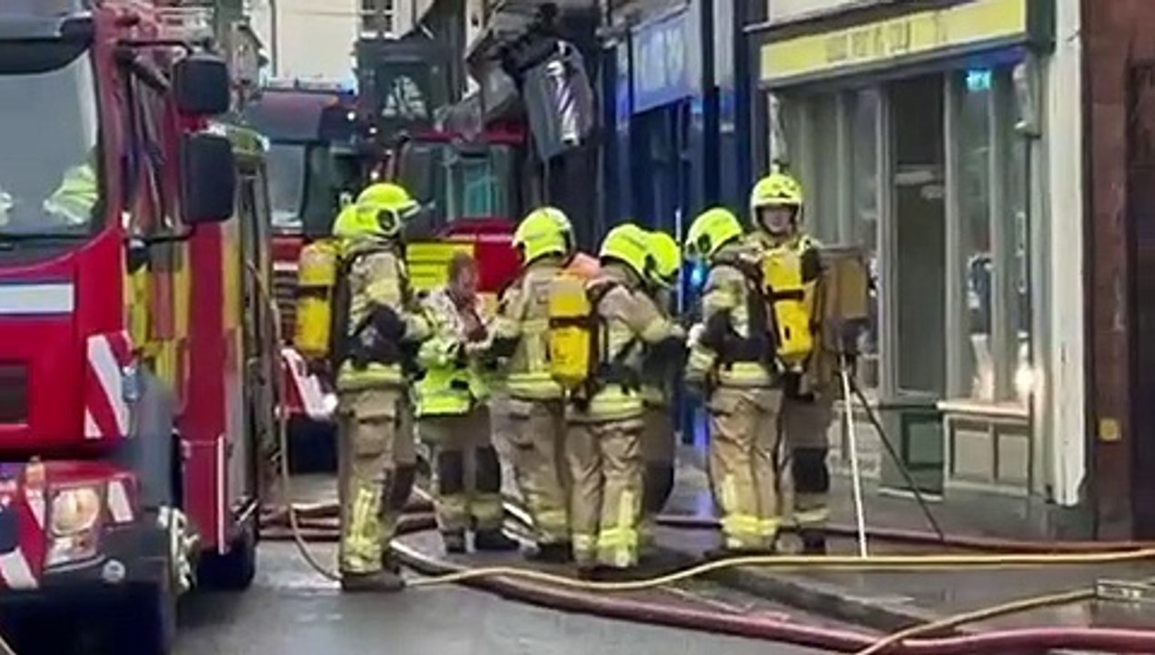 Emergency services respond to Welshpool incident