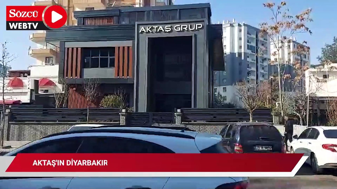 Aziz İhsan Aktaş'ın Diyarbakır'daki şirket binasında polis arama yaptı