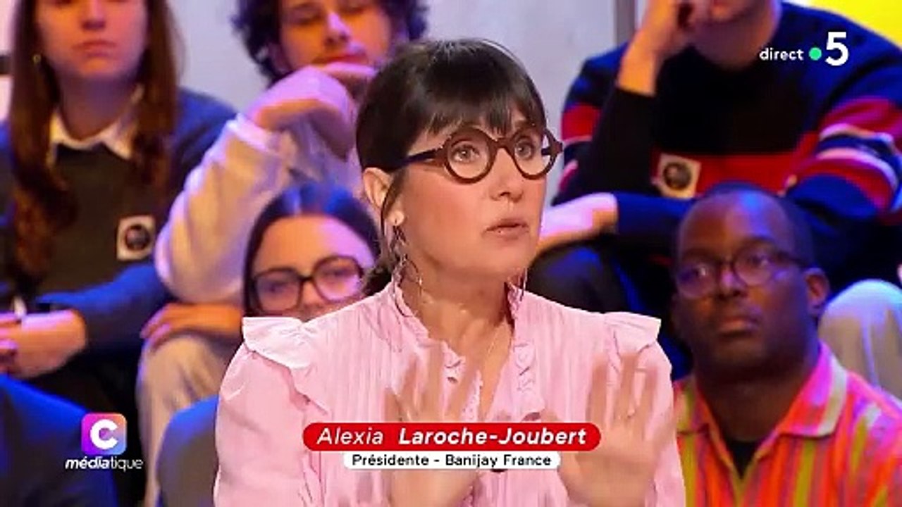 Extrait de "C Médiatique", une émission diffusée sur France 5 le dimanche 12 janvier 2025
