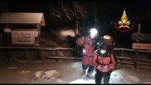 La Campania sotto la neve, 400 interventi dei vigili del fuoco