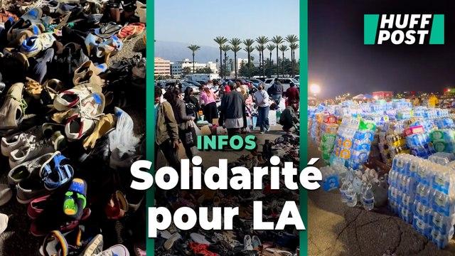 Cette géante récolte de dons sur un parking à Los Angeles témoigne de l’élan de solidarité