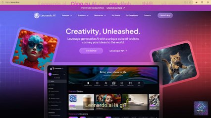 12 🎨 Leonardo.ai – Công cụ AI đỉnh cao dành cho thiết kế và sáng tạo nội dung! ✨