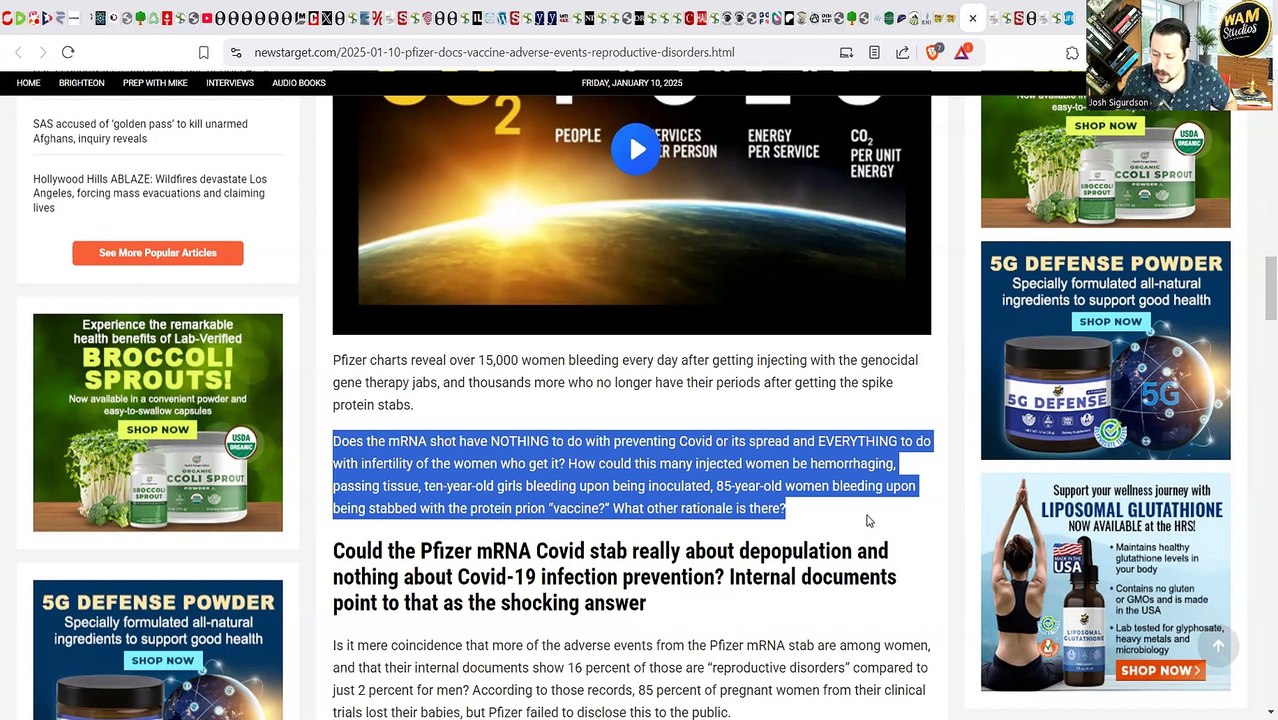 PFIZER DOCS EXPOSE THE TRUTH! - New Documents Reveal mRNA Vax Causes Infertility & Cancer!