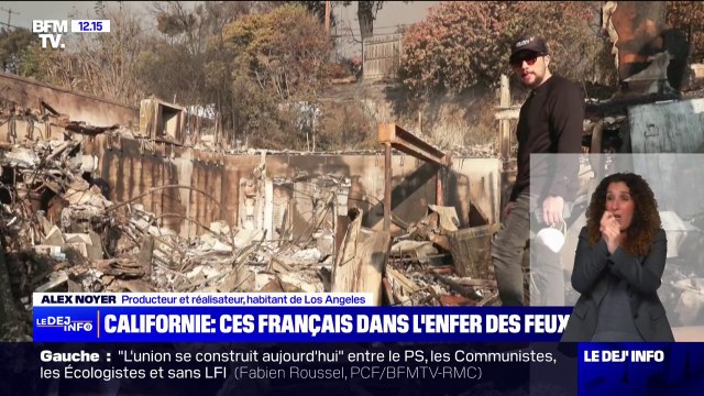 Tout ce que j'avais de lui est parti en feu : à Los Angeles, près de 1.500 Français ont été évacués cette semaine