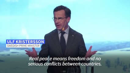 Sweden 'not at war, but there is not peace either' says Prime Minister