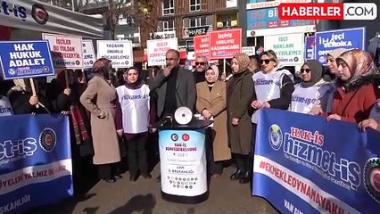 Kadın Komite Başkanı Ayhan'dan işten çıkarılan işçilere destek