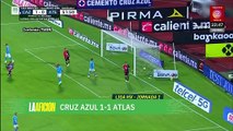 Cruz Azul y Atlas dividen puntos en su debut del Clausura 2025
