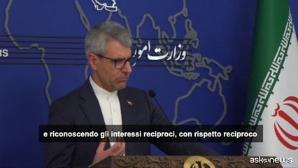 Teheran: la revoca delle sanzioni ? una priorit?