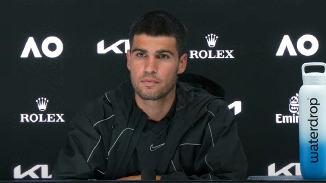 Tennis - Australian Open 2025 - Carlos Alcaraz : "I want to play better in the second round"