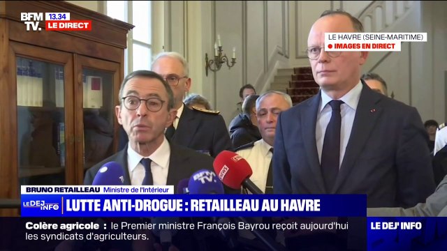 Trafic de drogue: La lutte contre la criminalité organisée, c'est un combat national, comparable au terrorisme , assure Bruno Retailleau