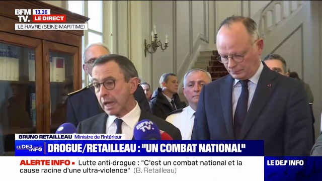 Trafic de drogues: Bruno Retailleau assure que 47 tonnes de cocaïne ont été saisies en France en 2024