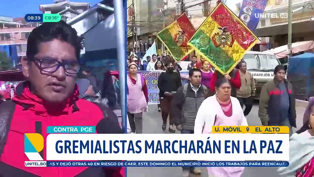 Gremiales y otros sectores marchan en diversos departamentos en rechazo a disposición del PGE